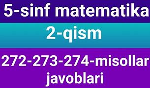 5-Sinf Matematika 1-Qism Javoblari 410 Pdf Download